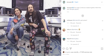 Steve Aoki compartió algunos momentos