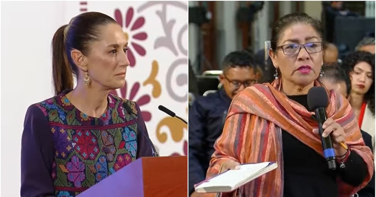 Así fue el primer 'encontronazo' entre Sheinbaum y Reyna Haydee en La Mañanera por el Culiacanazo y caso García Luna - Infobae