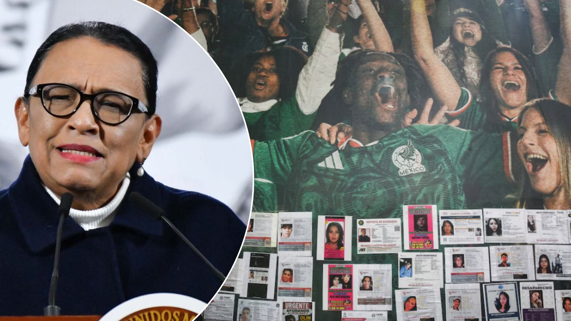 Rosa Icela Rodríguez asegura “libertad de expresión” ante posible manifestación de colectivos de búsqueda en el Mundial 2026