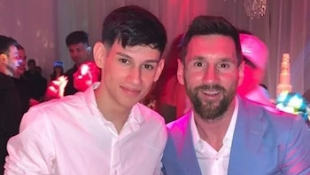 Leo Messi se tomó algunas