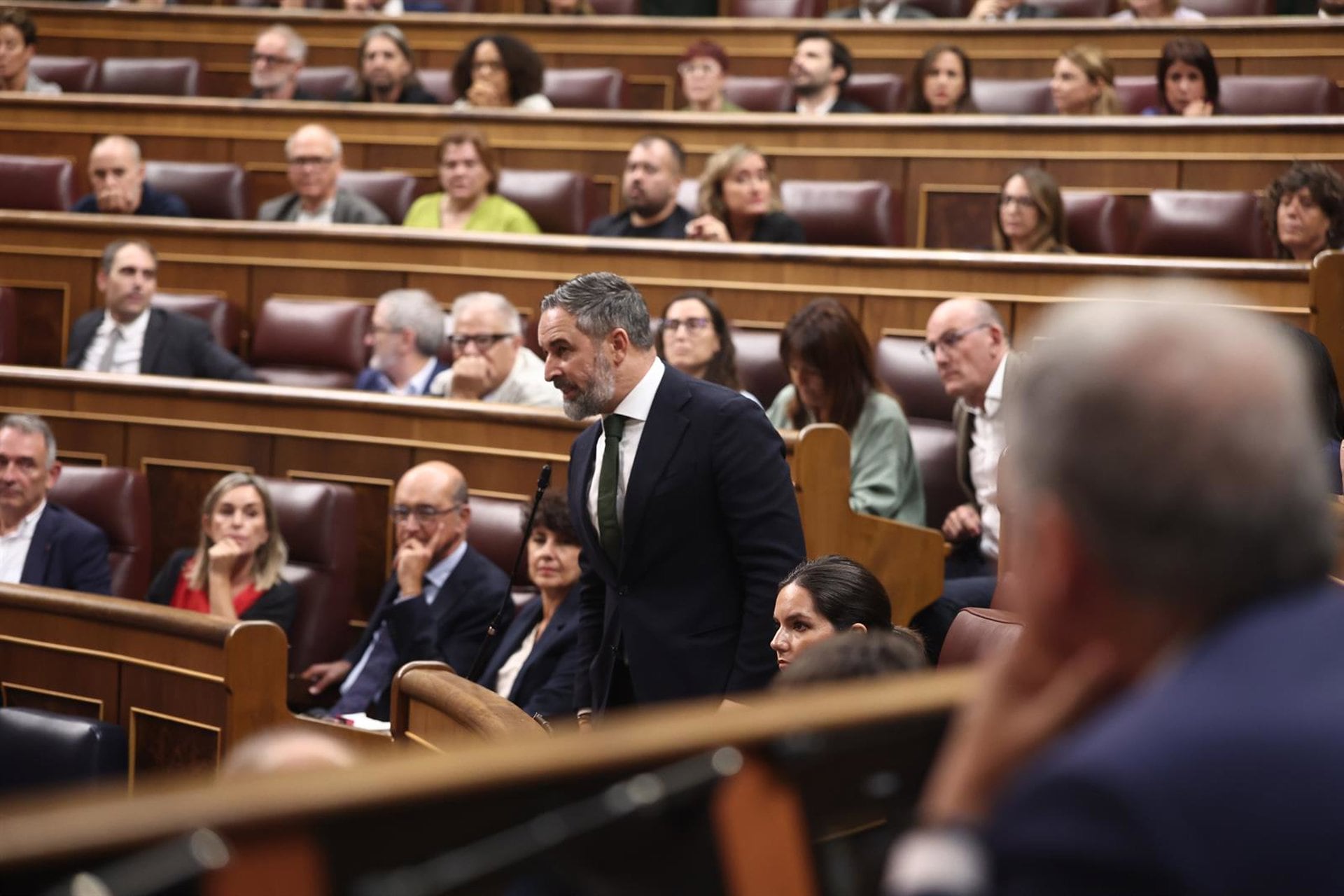 Santiago Abascal, líder de Vox. (Eduardo Parra/Europa Press)