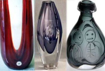 Cristalería del fabricante Reijmyre, una