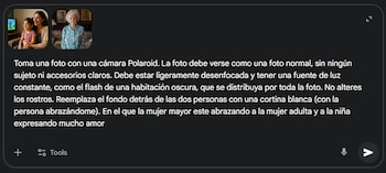 El proceso requiere seleccionar fotos