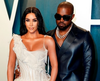 Kanye West y Kim Kardashian