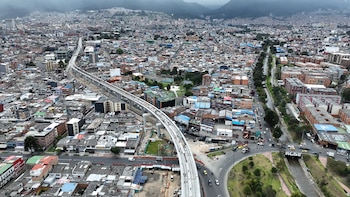 El viaducto de la Línea 1 del Metro alcanzó 18 kilómetros construidos, cifra equivalente a tres cuartas partes del trazado proyectado - crédito Empresa Metro de Bogotá