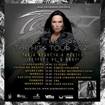 Tarja regresará a México después