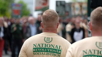 El grupo neonazi alemán "Der Dritte Weg/Der III Weg". Foto de archivo. Sebastian Willnow / DPA / AFP / Germany OUT