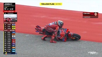 Las fuertes caídas de Marc