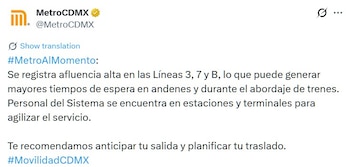 Avance en tiempo real de