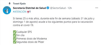 Foto: Twitter Secretaría de Salud.
