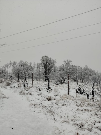 La intensa nevada sumergió a