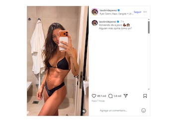 La conductora y panelista exhibió