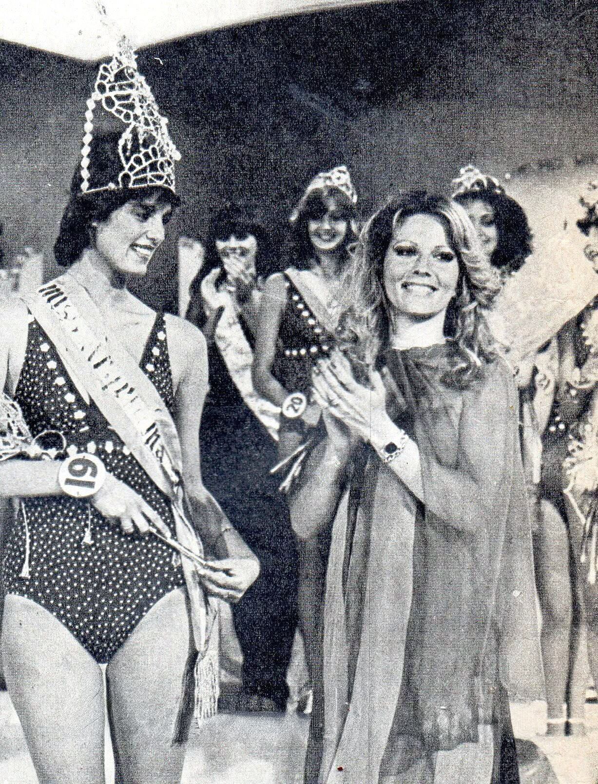 Neqiu Galotti, Miss Argentina, coronada por Graciela Alfano