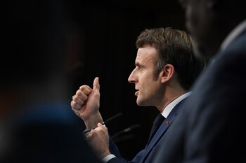 El jefe de Estado francés,