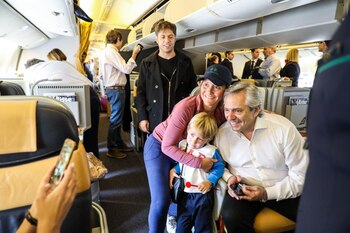 Alberto Fernández se sacó una