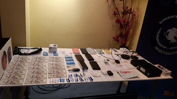 Los elementos secuestrados en la