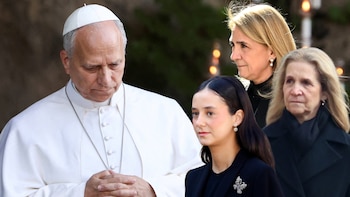 Ni las infantas ni Victoria Federica se perderán la visita del papa León XIV a Madrid: la familia real al completo lo conocerá, menos el emérito y Froilán
