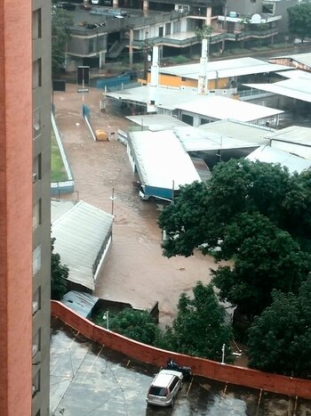 Las inundaciones en la zona