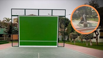 Cancha de frontón en Pueblo