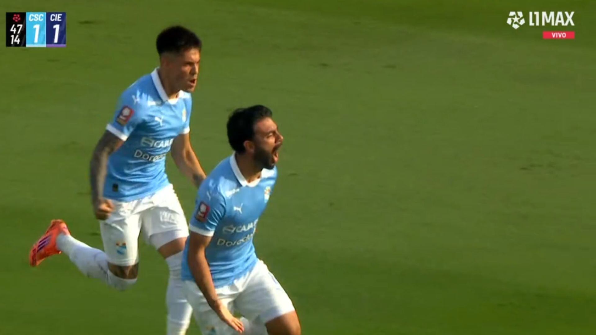 Golazo de Leandro Sosa con potente disparo en Sporting Cristal vs Cienciano por Liga 1 2025