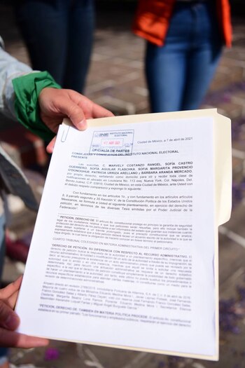 La denuncia la presentaron ante