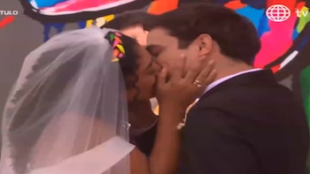 July y Cristóbal se casaron.