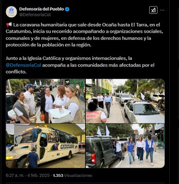 En su reciente post, la