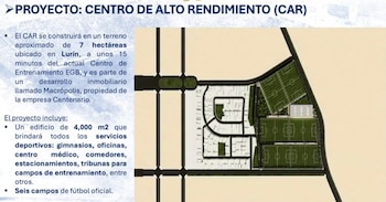 El CAR de Alianza Lima contará con seis canchas y un edificio en un terreno de 7 hectáreas en Lurín.