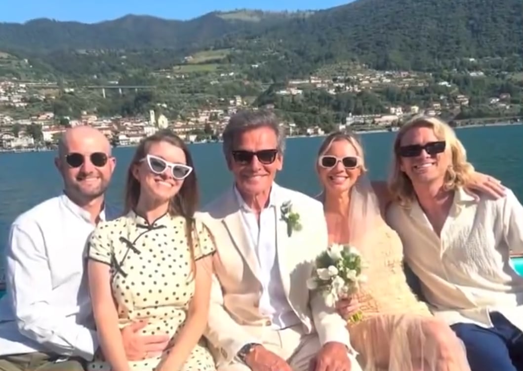 Las imágenes de la boda mostraron a un grupo reducido en una lancha y LAM especuló con que podían ser testigos de la ceremonia
