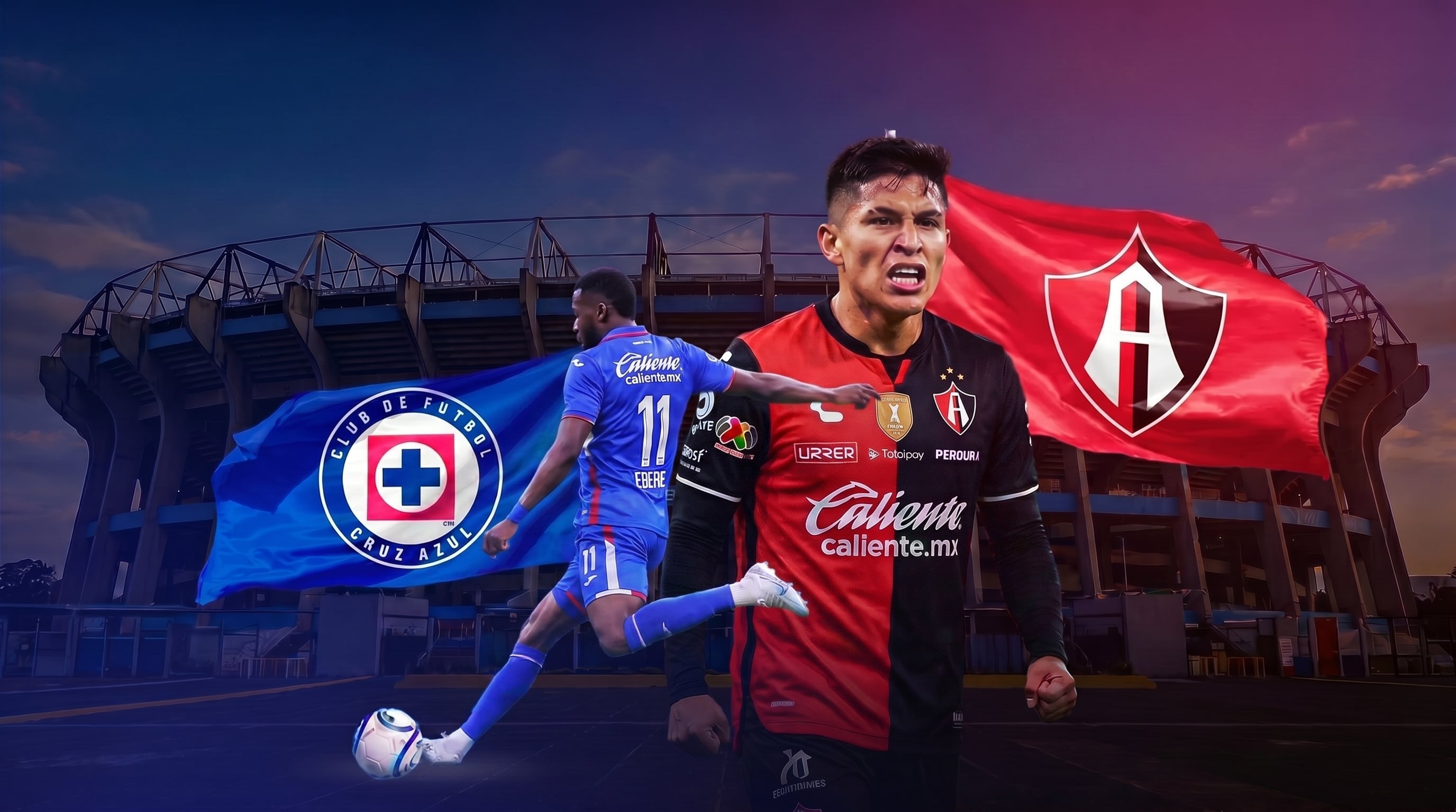 Cruz Azul y Atlas se juegan el segundo boleto a semifinales del Clausura 2026 en el Estadio Banorte. (Imagen Ilustrativa Infobae)