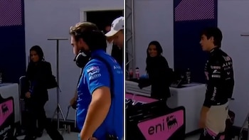 Franco Colapinto y Maia Reficco, juntos en los boxes del Road Show: el romance que ya no se oculta