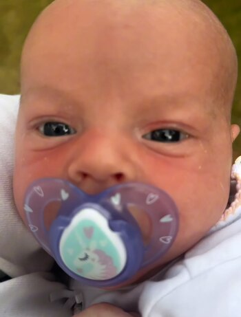 Milenka permaneció tranquila durante el