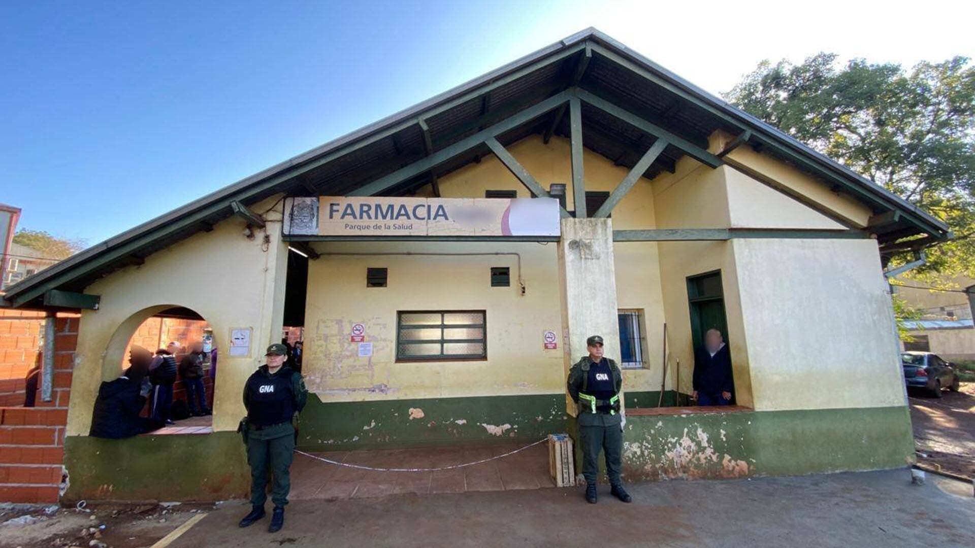 Una de las farmacias hospitalarias allanadas por Gendarmería en el caso