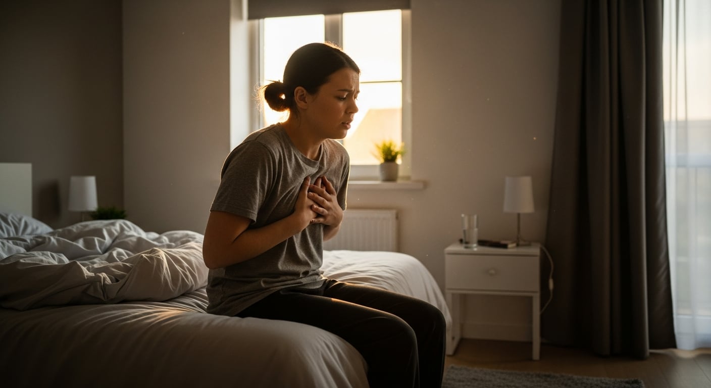 Las palpitaciones o sensaciones de vacío en el pecho pueden estar vinculadas a arritmias como la fibrilación auricular, lo que aumenta el riesgo de complicaciones cardiacas (Imagen Ilustrativa Infobae)