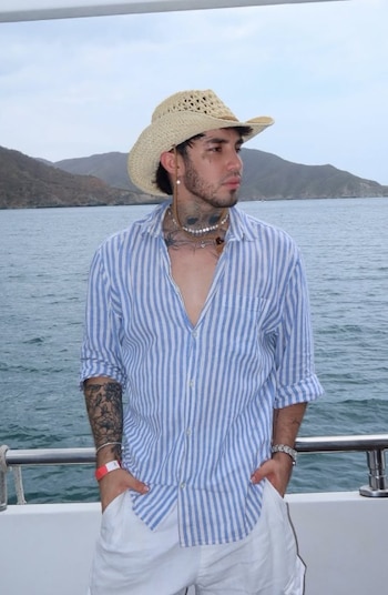 El influenciador aseguró que pidió disculpas varias veces, pero recibió amenazas y expresiones contra las personas gay en San Andrés - crédito @valentinolazaroh/IG