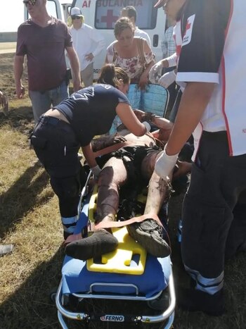 Un segundo tripulante que al