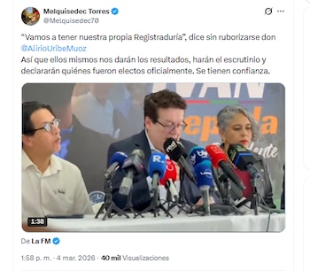 El periodista Melquisedec Torres criticó