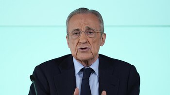 AMP.Florentino Pérez convoca elecciones y critica "una orquestación de malos periodistas" contra el Real Madrid
