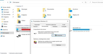 La opción permite comprobar el