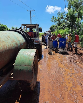 Crisis de agua en Cuba - Cortesía Mario J. Pentón