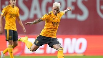 Enzo Fernández, jugador del Benfica,