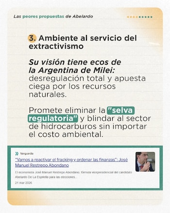 Pizarro rechazó la posibilidad de que acaben con las selvas colombianas en un eventual gobierno de De la Espriella - crédito @mariadelmarpizarro/Instagram