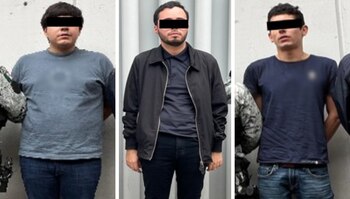 Tres hombres fueron detenidos durante