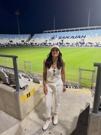 Gabi Sabatini en el Estadio