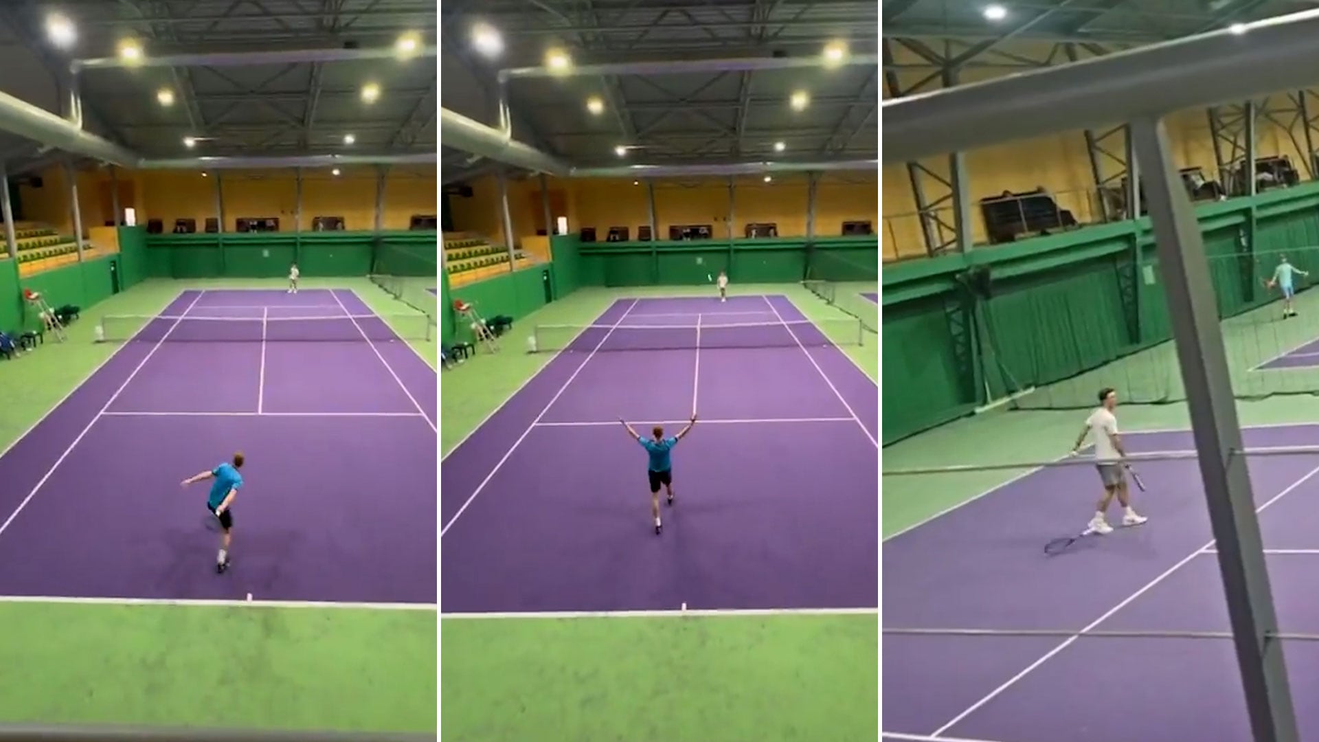 El insólito episodio ocurrió en un torneo junior en Lituania (Fuente: captura de video)