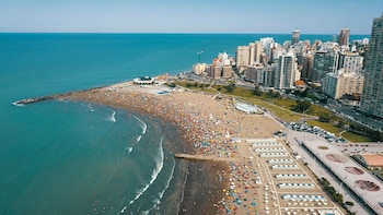Una caída en la piscina