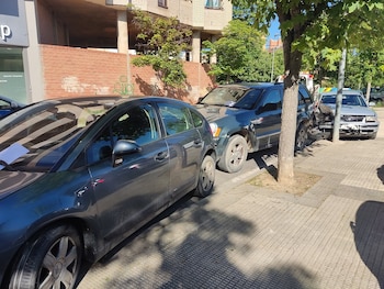 Imagen del accidente compartida por