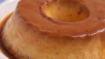 La elaboración de este flan