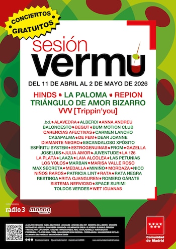 Cartel de Sesión Vermú 2026,