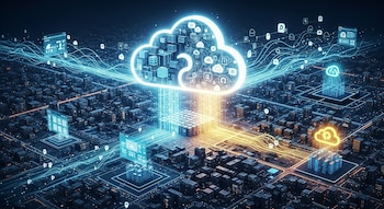 La nube híbrida funciona integrando